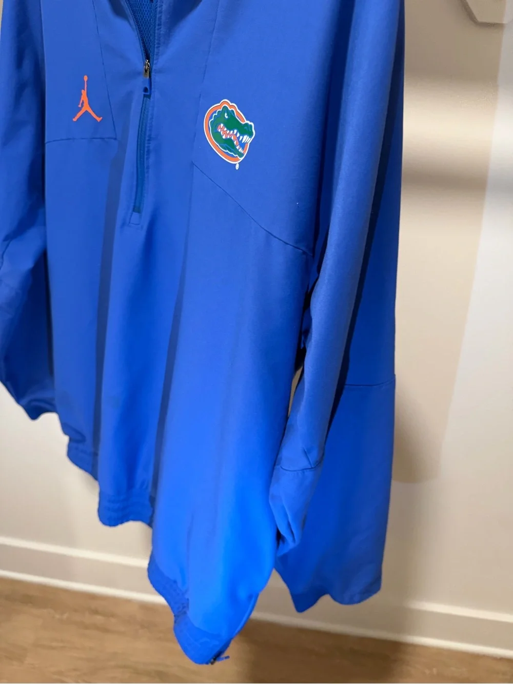 Jordan Royal Blue & Orange Quarter-Zip Pullover